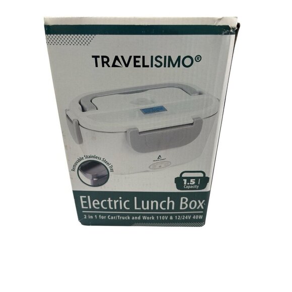 Travelisimo Other - TRAVELISIMO Electric Heated Lunch Box 100W 1.5 L Portable Food Warmer 12/24/110V